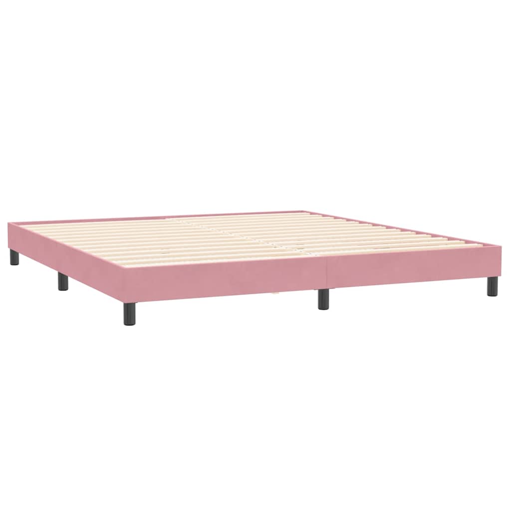 Boxspringbett ohne Matratze Rosa 200x210 cm Samt