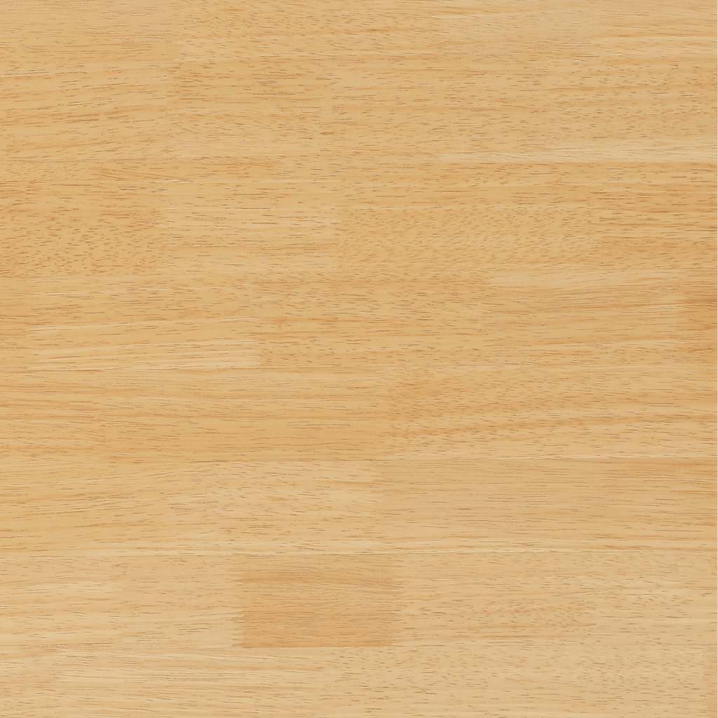 Barhocker mit Kissen 2 Stk. Natur Massivholz Gummibaum