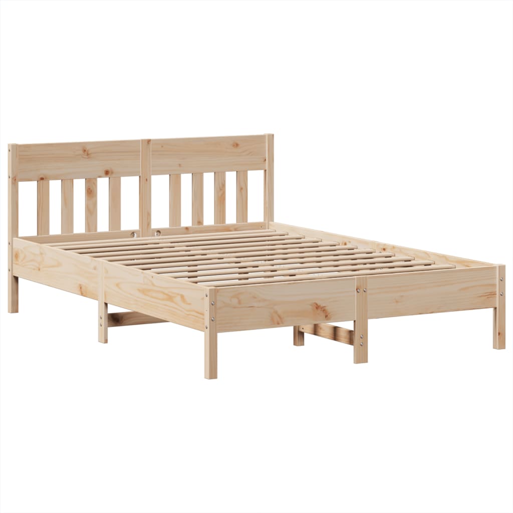 Massivholzbett ohne Matratze 160x200 cm Kiefernholz