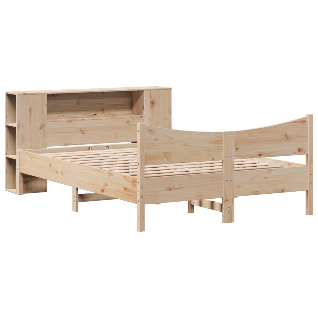 Massivholzbett ohne Matratze 150x200 cm Kiefernholz