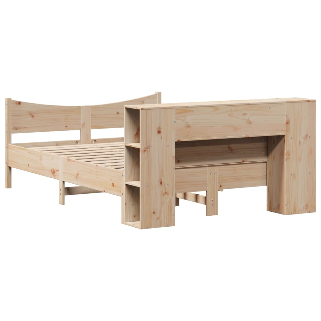 Massivholzbett ohne Matratze 150x200 cm Kiefernholz