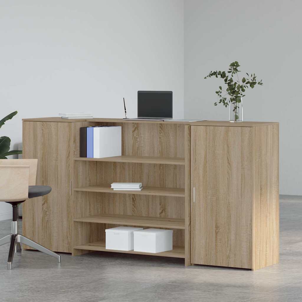 Empfangstheke Sonoma-Eiche 200x50x103,5 cm Holzwerkstoff