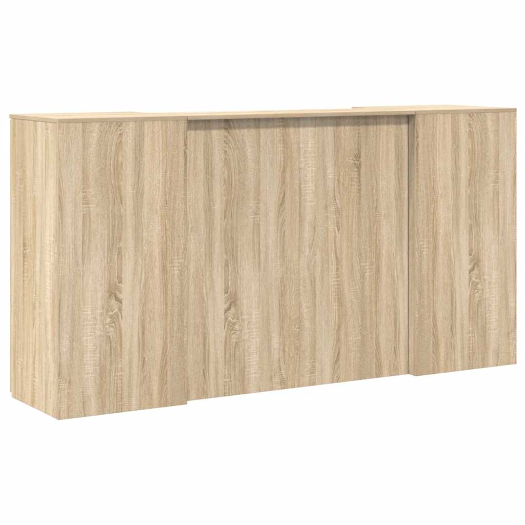 Empfangstheke Sonoma-Eiche 200x50x103,5 cm Holzwerkstoff