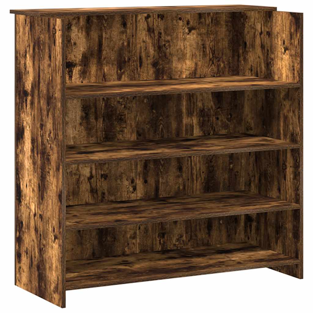 Empfangstheke Räuchereiche 200x50x103,5 cm Holzwerkstoff