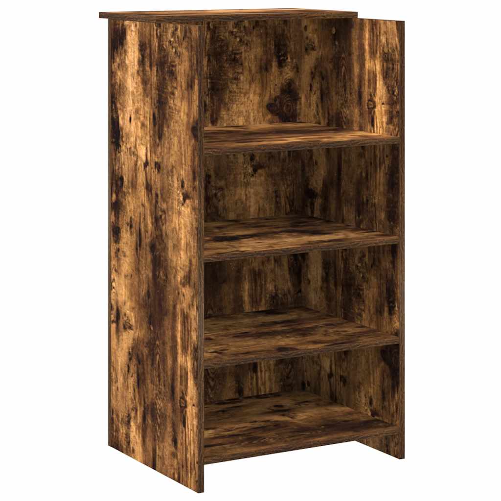 Empfangstheke Räuchereiche 135x50x103,5 cm Holzwerkstoff