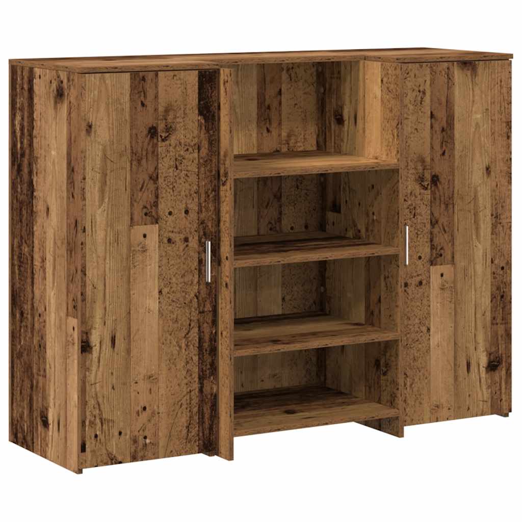 Empfangstheke Altholz-Optik 135x50x103,5 cm Holzwerkstoff