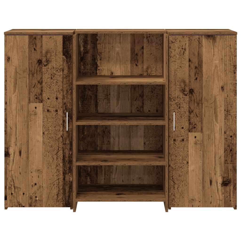Empfangstheke Altholz-Optik 135x50x103,5 cm Holzwerkstoff