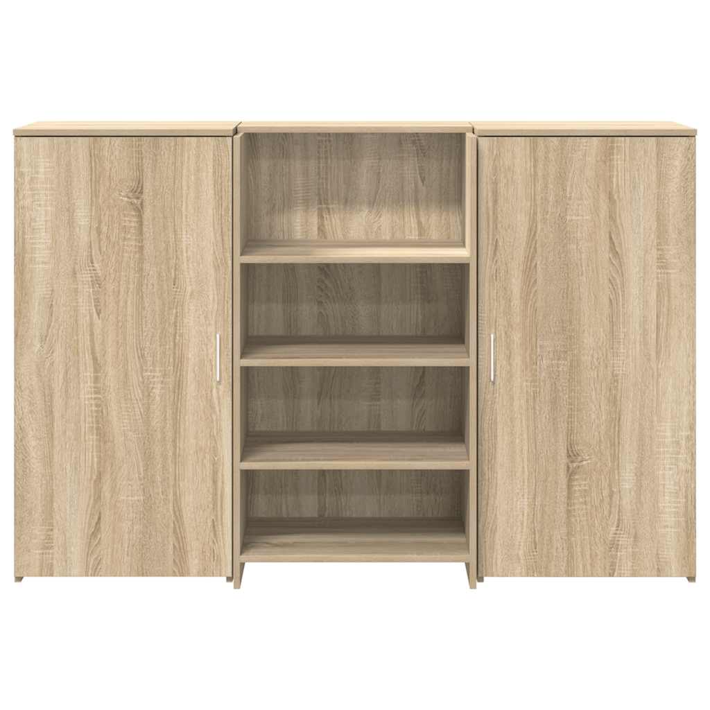 Empfangstheke Sonoma-Eiche 155x50x103,5 cm Holzwerkstoff