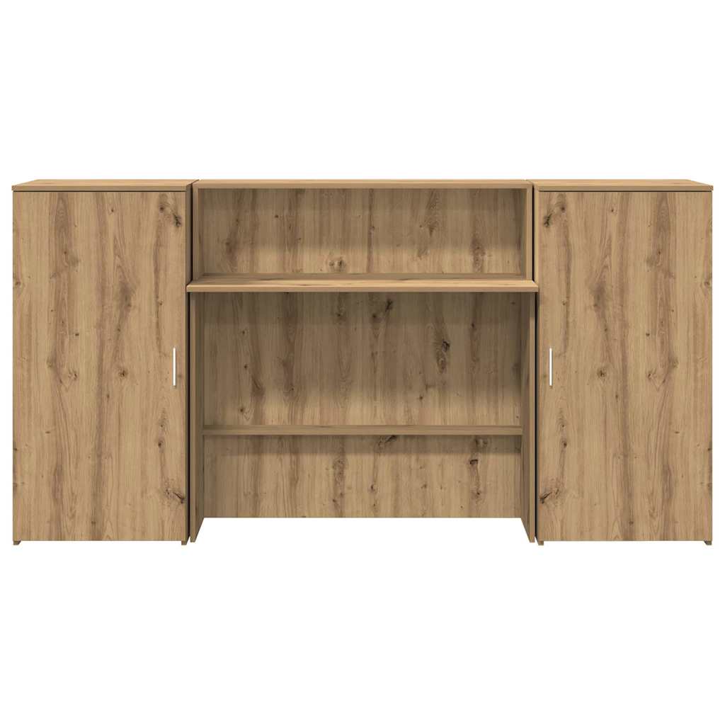 Empfangstheke Artisan-Eiche 200x50x103,5 cm Holzwerkstoff