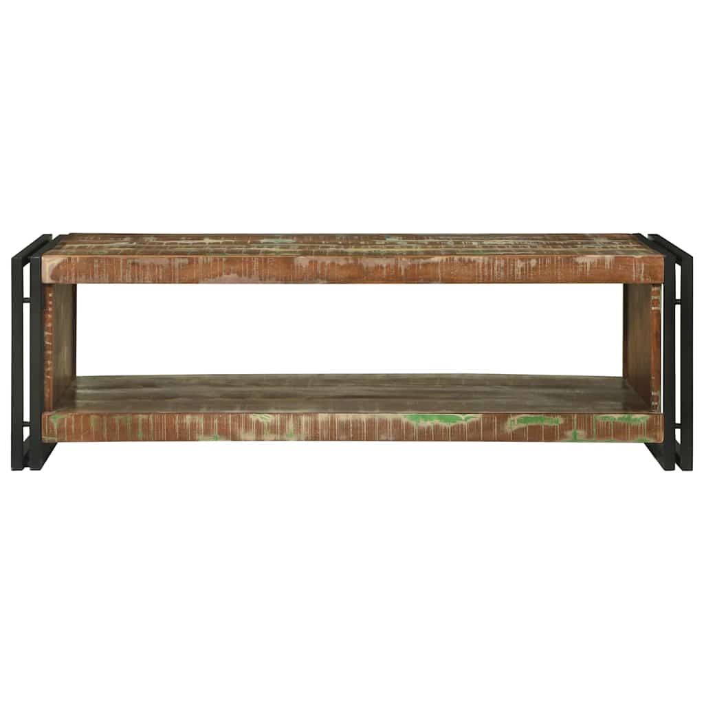 Couchtisch Braun 120 x 50 x 38 cm recyceltes Massivholz