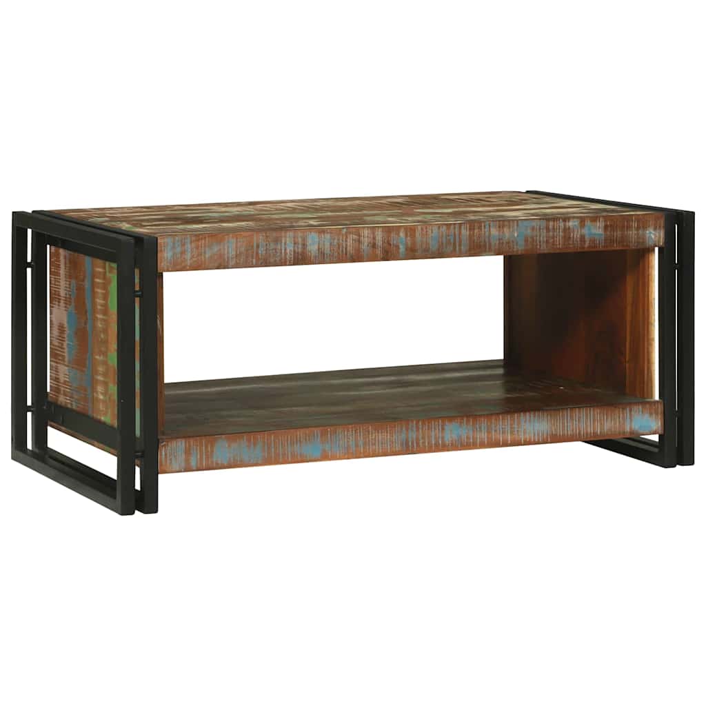 Couchtisch Braun 90 x 50 x 38 cm recyceltes Massivholz