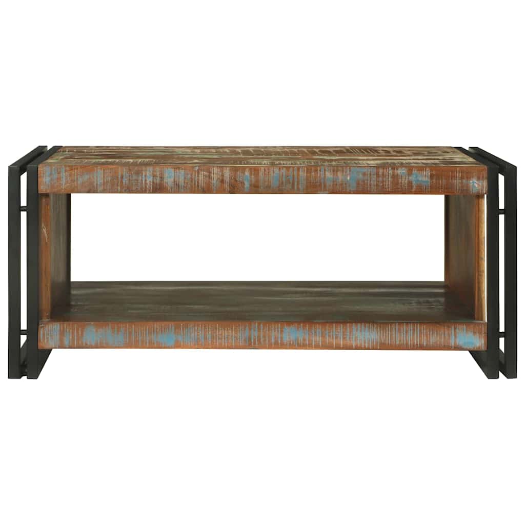 Couchtisch Braun 90 x 50 x 38 cm recyceltes Massivholz