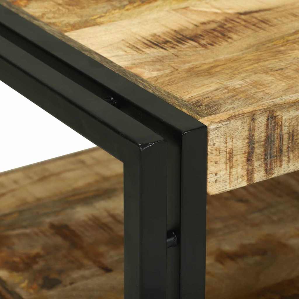 Couchtisch Braun 120 x 50 x 38 cm massives Mangoholz