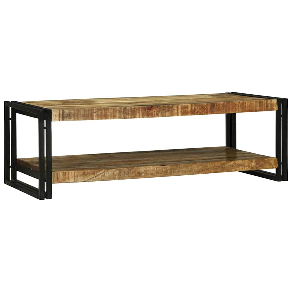 Couchtisch Braun 120 x 50 x 38 cm massives Mangoholz