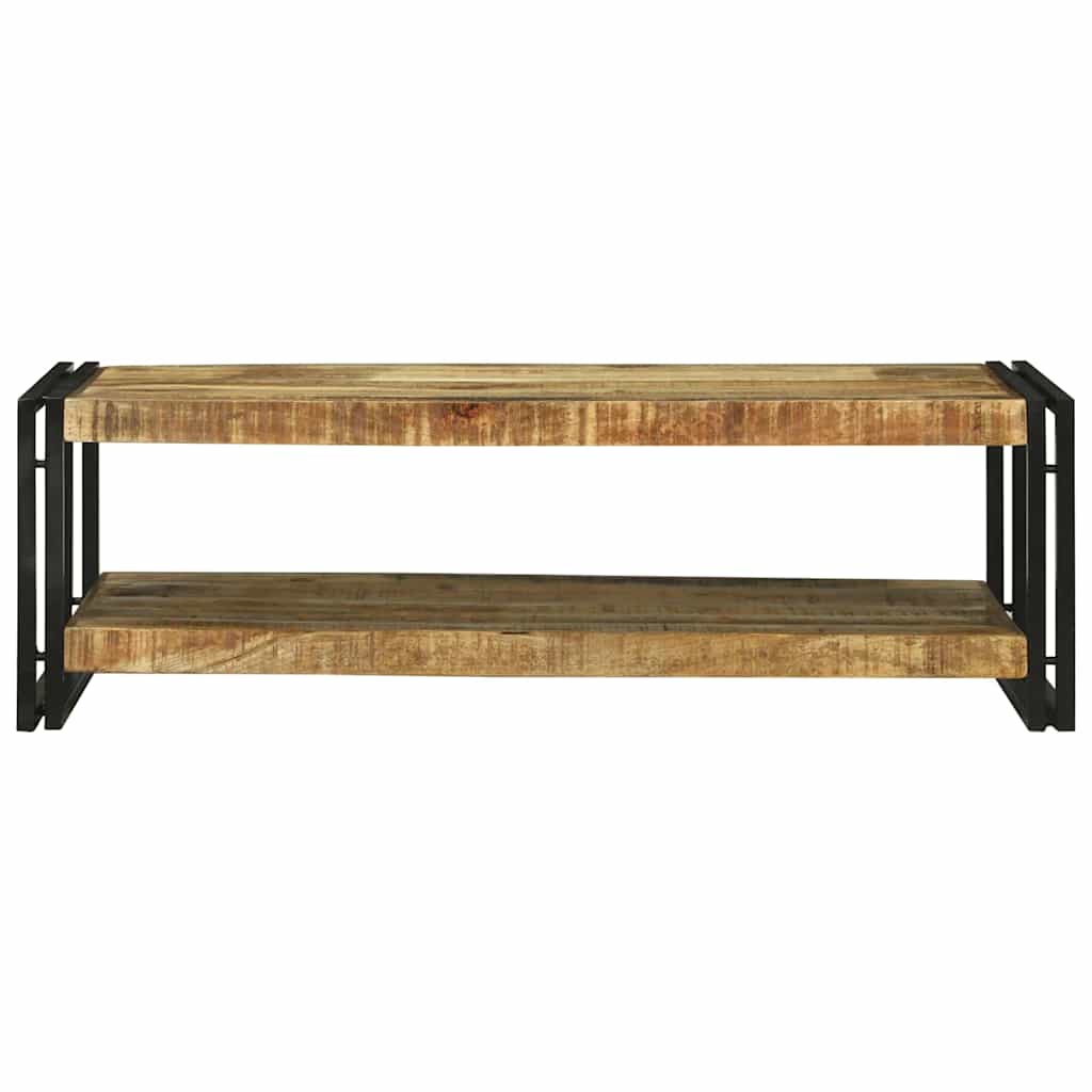 Couchtisch Braun 120 x 50 x 38 cm massives Mangoholz