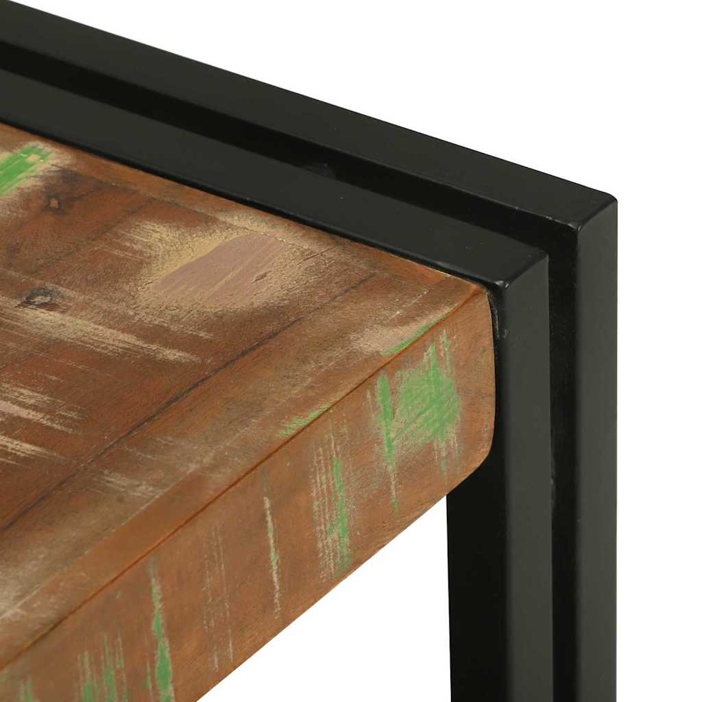 Couchtisch Mehrfarbig 120 x 50 x 38 cm recyceltes Massivholz