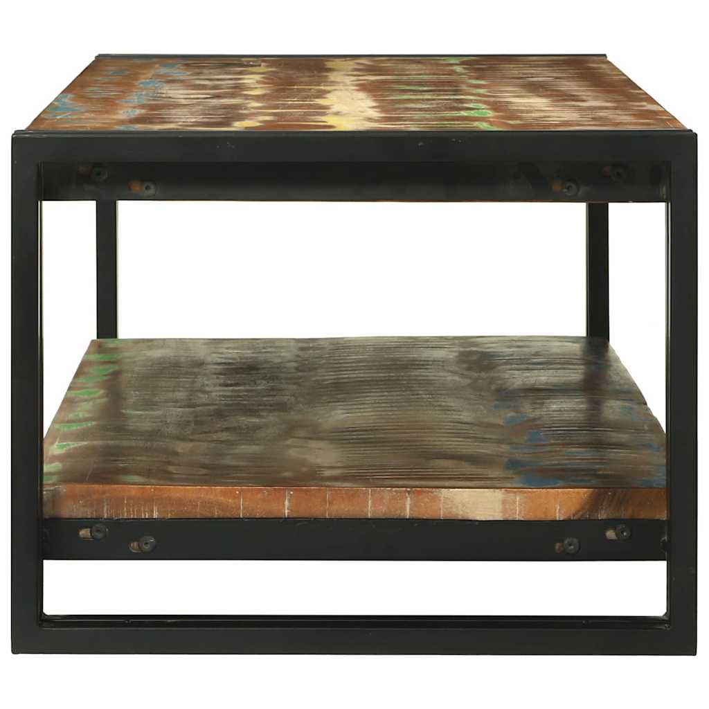 Couchtisch Mehrfarbig 120 x 50 x 38 cm recyceltes Massivholz