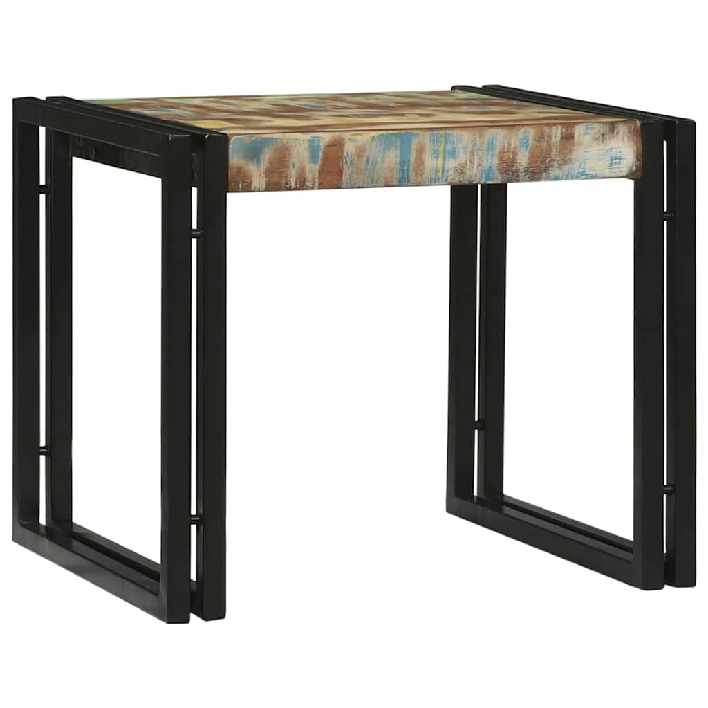 Couchtisch 2 pcs Mehrfarbig recyceltes Massivholz