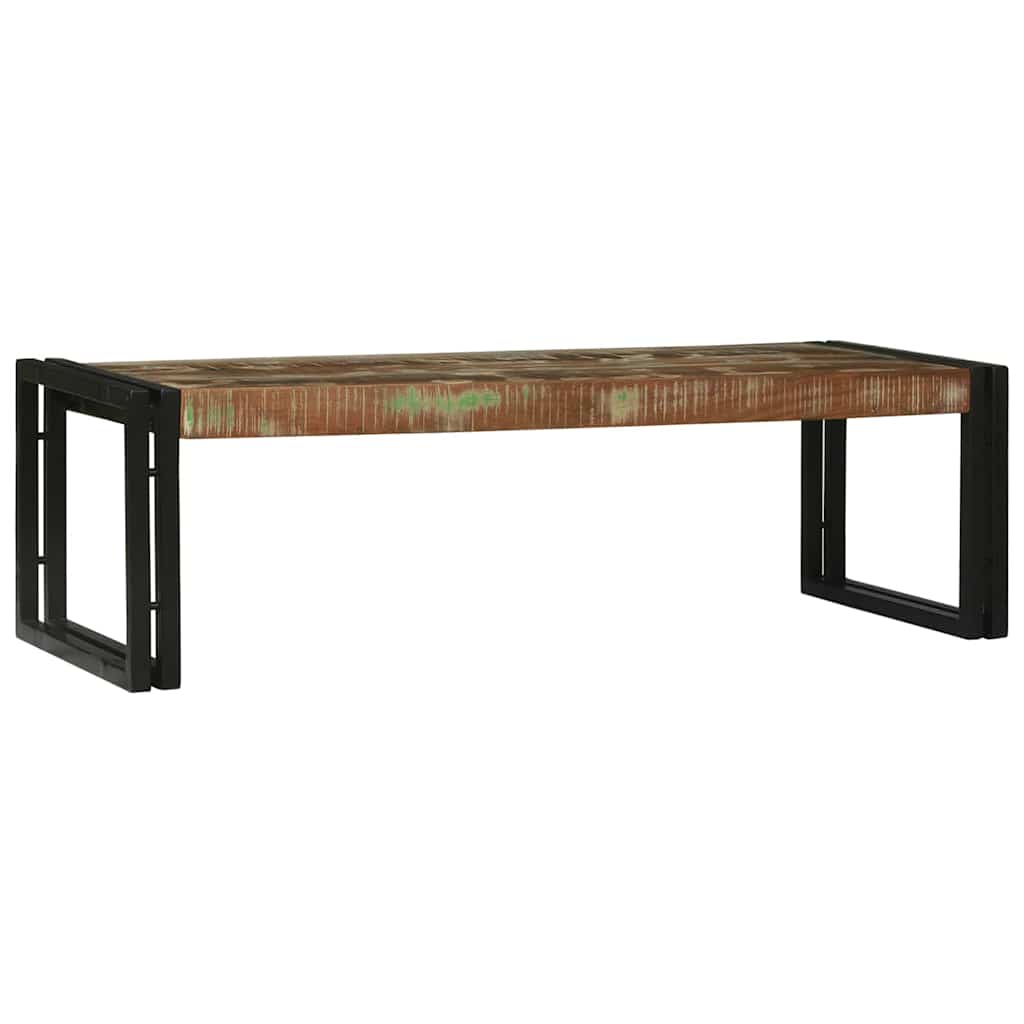 Couchtisch 2 pcs Mehrfarbig recyceltes Massivholz