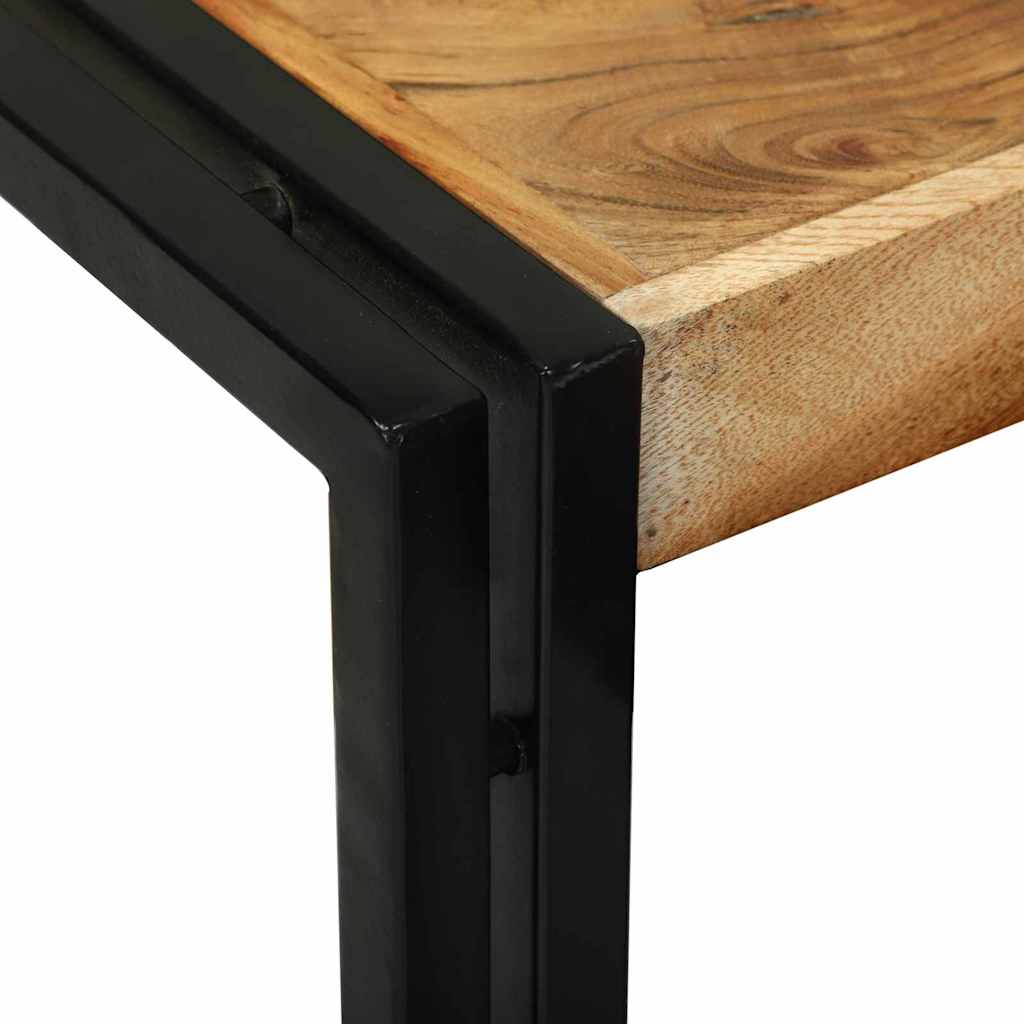 Nestingtisch 3 pcs Massives Akazienholz und ein Metall