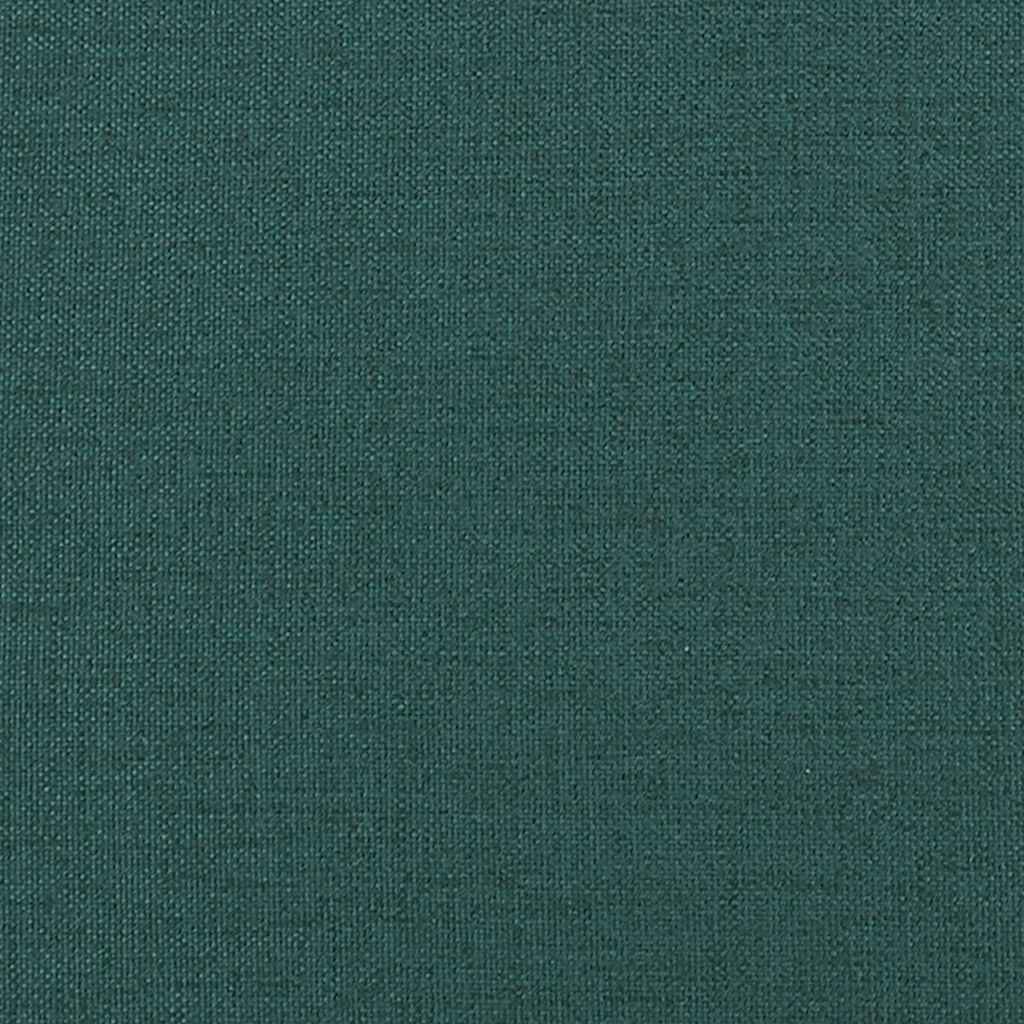Modulares Sofa mit Fußhocker und Kissen Dunkelgrün