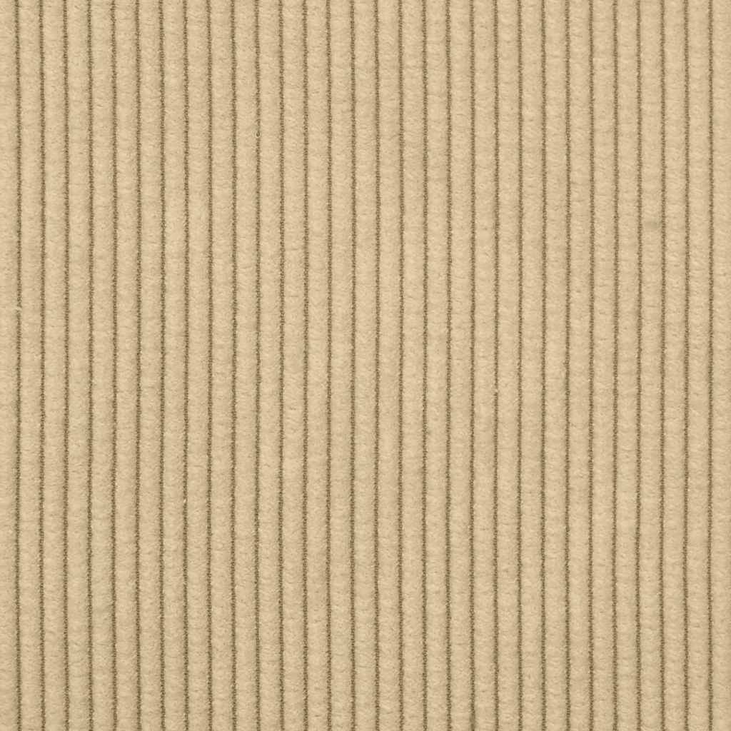 Modulares Sofa mit Fußhocker Kissen Cordstoff Graugrün