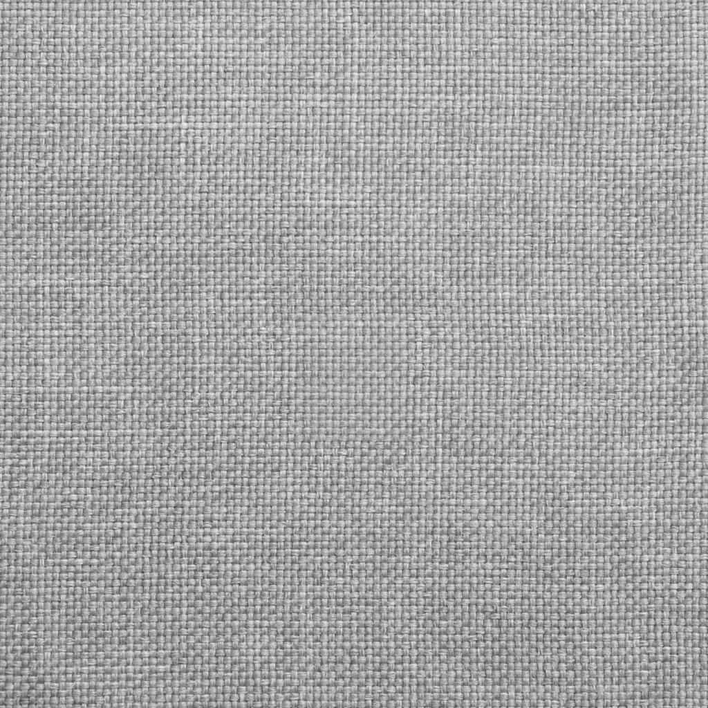Modulares Sofa mit Fußhocker Kissen Stoff Wolkengrau