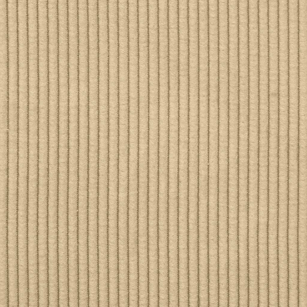 Modulares Sofa mit Fußhocker Kissen Cordstoff Graugrün