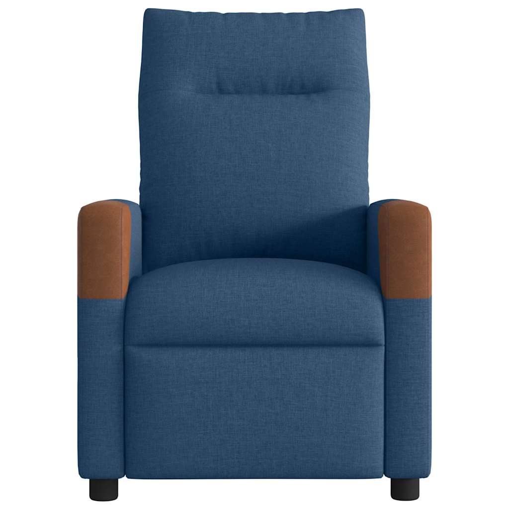 Relaxsessel Elektrisch Blau Stoff