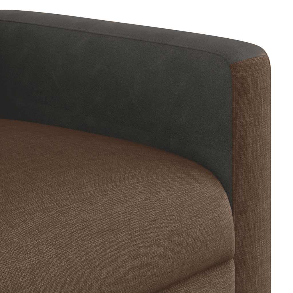 Relaxsessel Braun Stoff