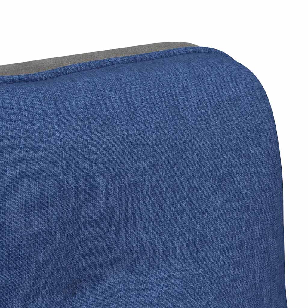 Bürostuhl Drehbar Blau Stoff