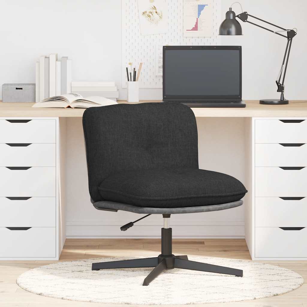 Bürostuhl Drehbar Schwarz Stoff