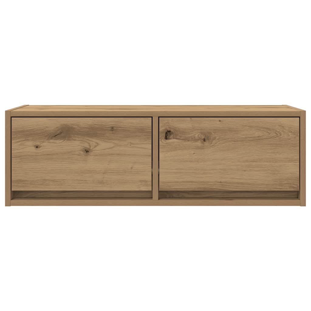 TV-Schränke 2 Stk. Artisan-Eiche 80x31x25,5 cm Holzwerkstoff