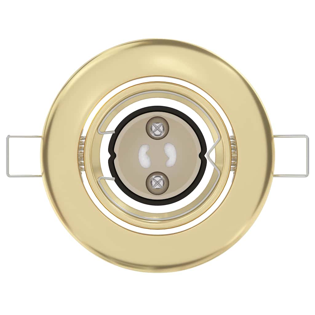 Spotlights mit Scheinwerfern 24 pcs Gold 9 x 9 cm Metall