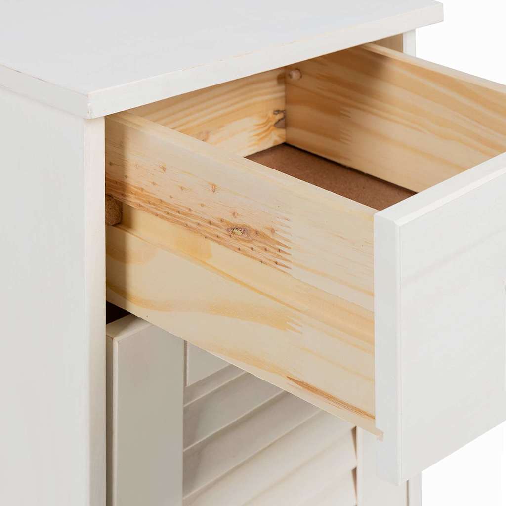 Badezimmermöbel Set 2 pcs Braun und Weiß 37 x 34 x 80 cm