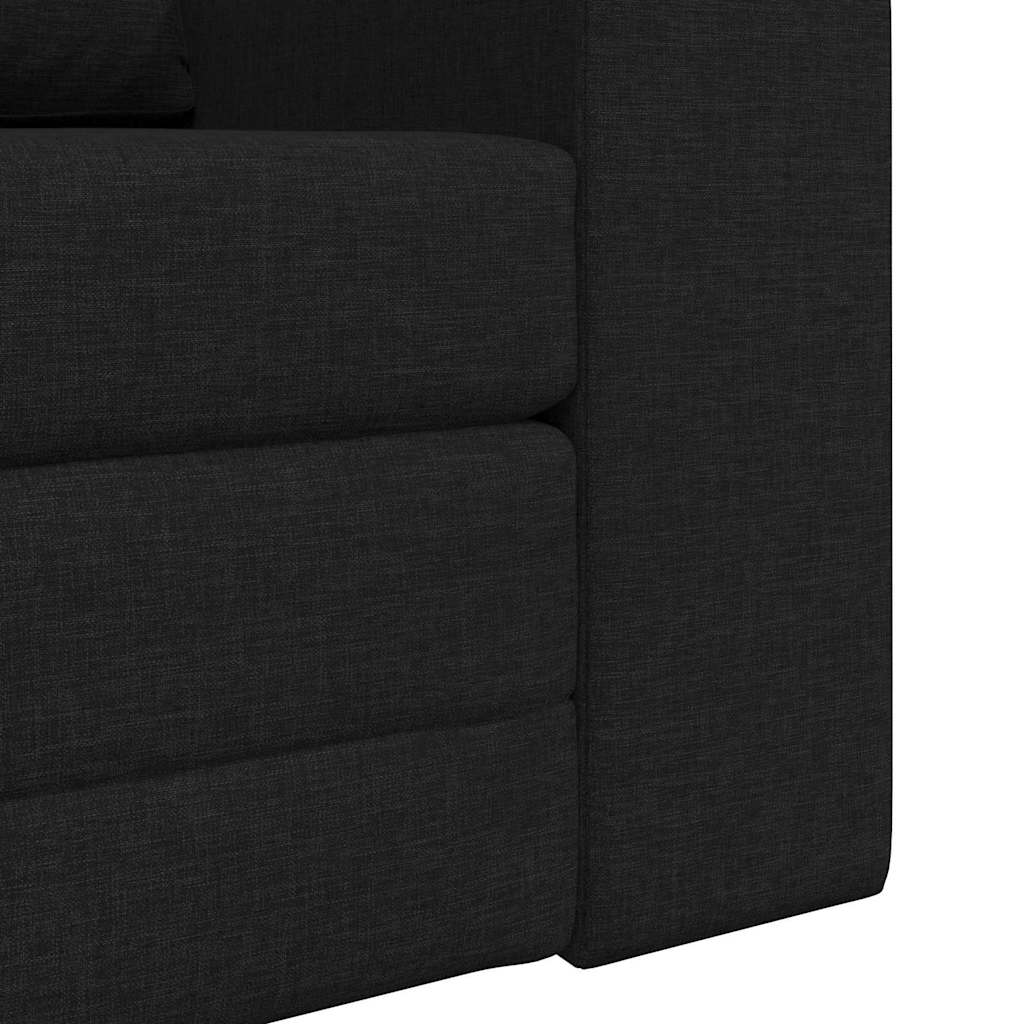 Sofa Bett Schwarz 98 x 71 x 83 cm Stoff
