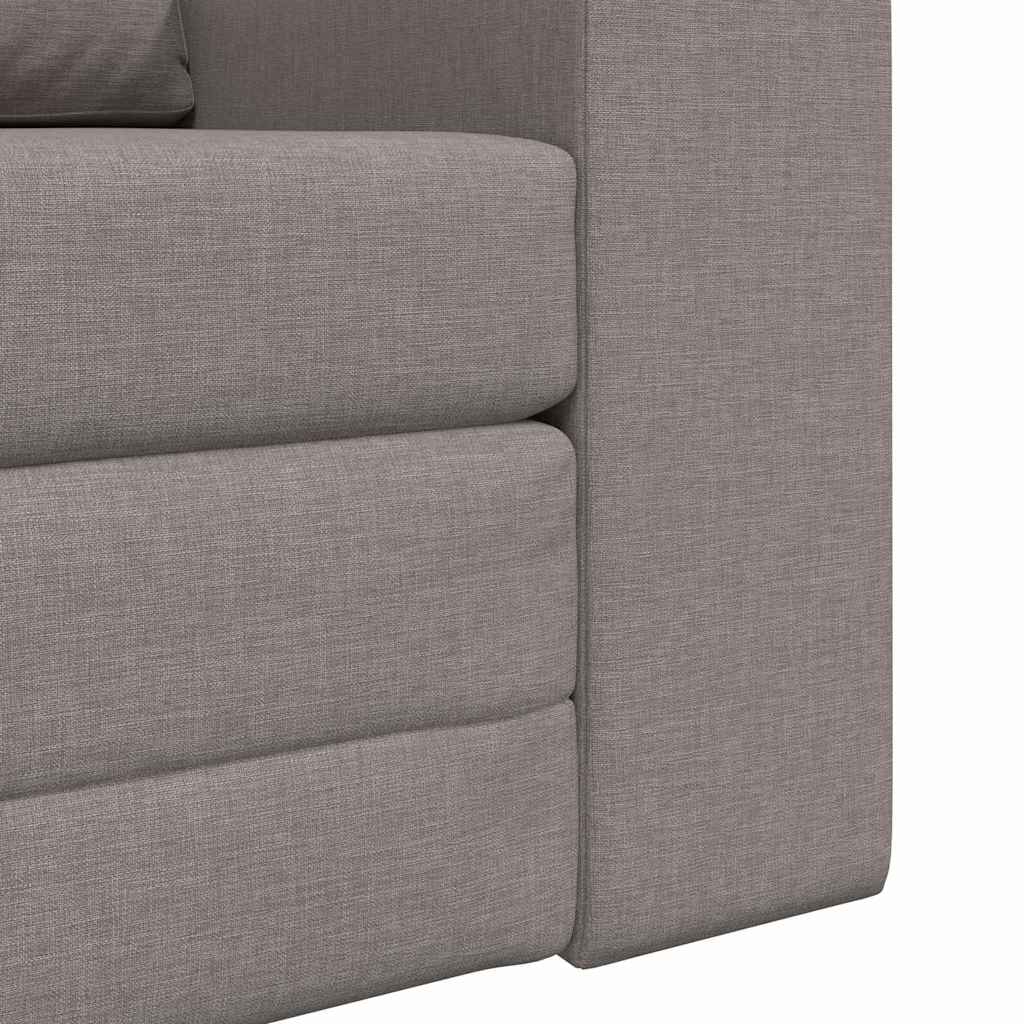 Sofa Bett Taupe 98 x 71 x 83 cm Stoff