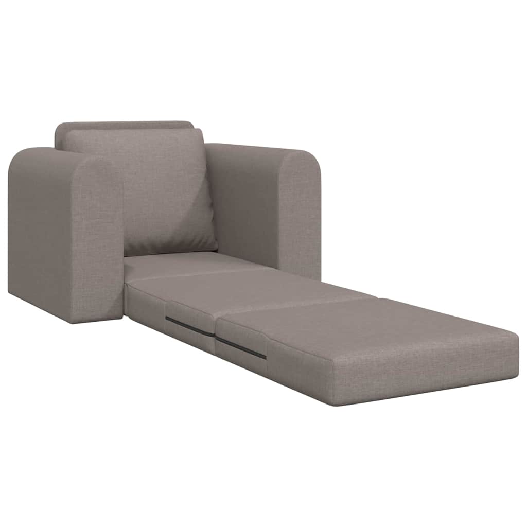 Sofa Bett Taupe 98 x 71 x 83 cm Stoff
