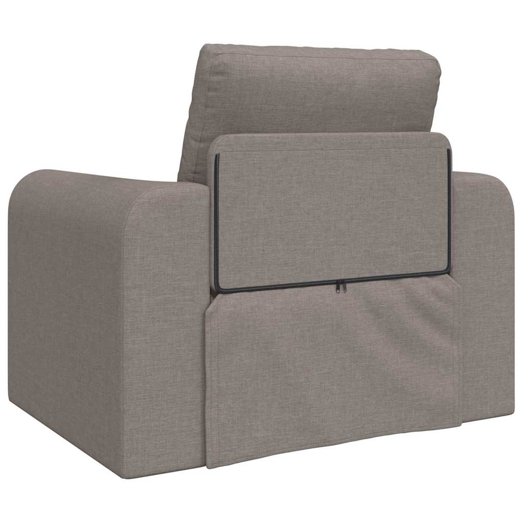 Sofa Bett Taupe 98 x 71 x 83 cm Stoff