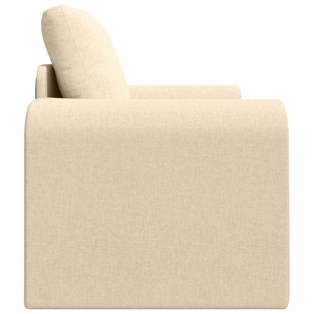Sofa Bett Creme 98 x 71 x 83 cm Stoff