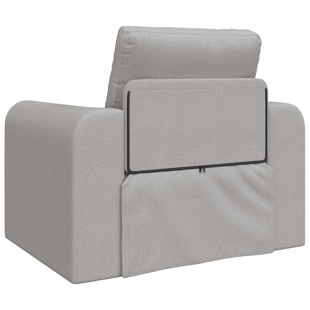 Sofa Bett Wolken-Grau 98 x 71 x 83 cm Stoff