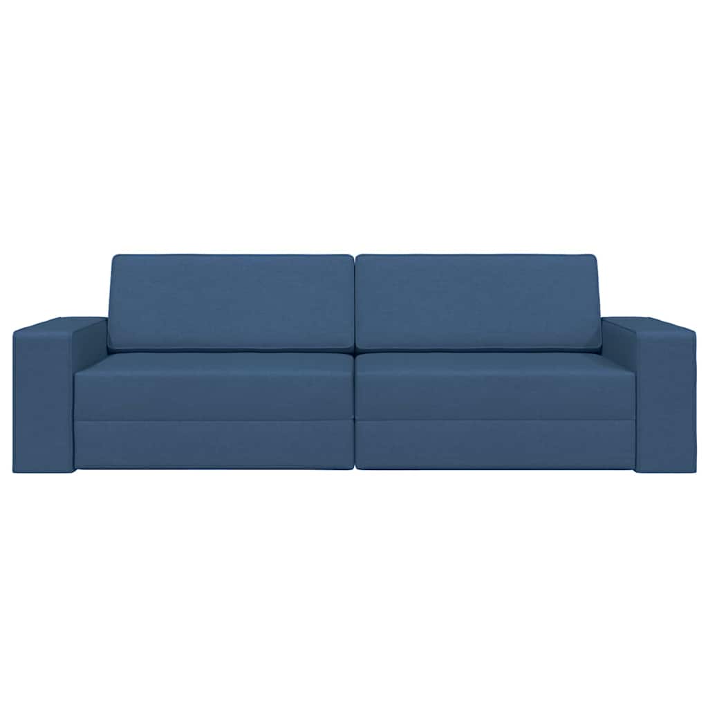Bodensofa-Bett Marineblau 245 x 78 x 77 cm Stoff