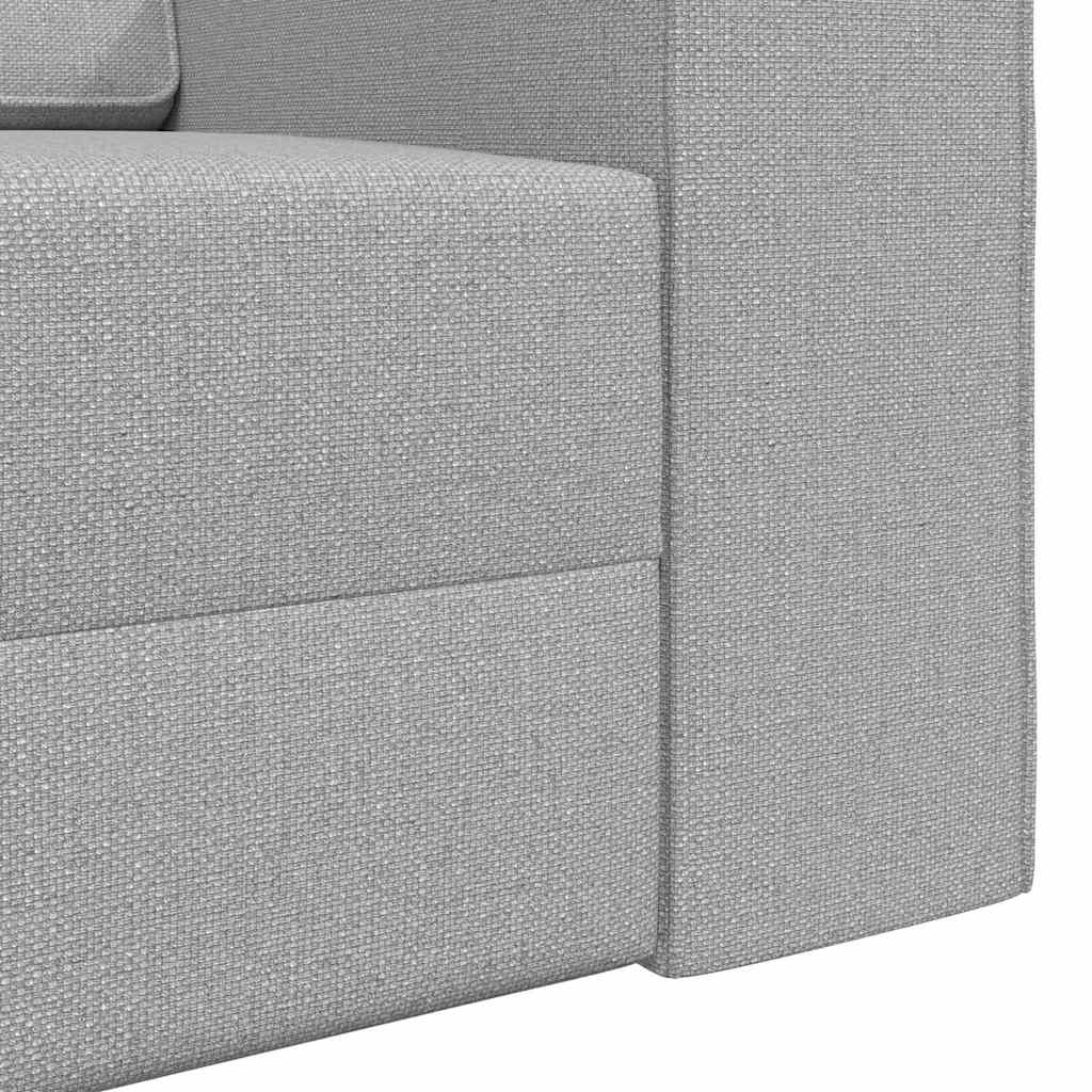 Bodensofa-Bett Wolken-Grau 245 x 78 x 77 cm Stoff