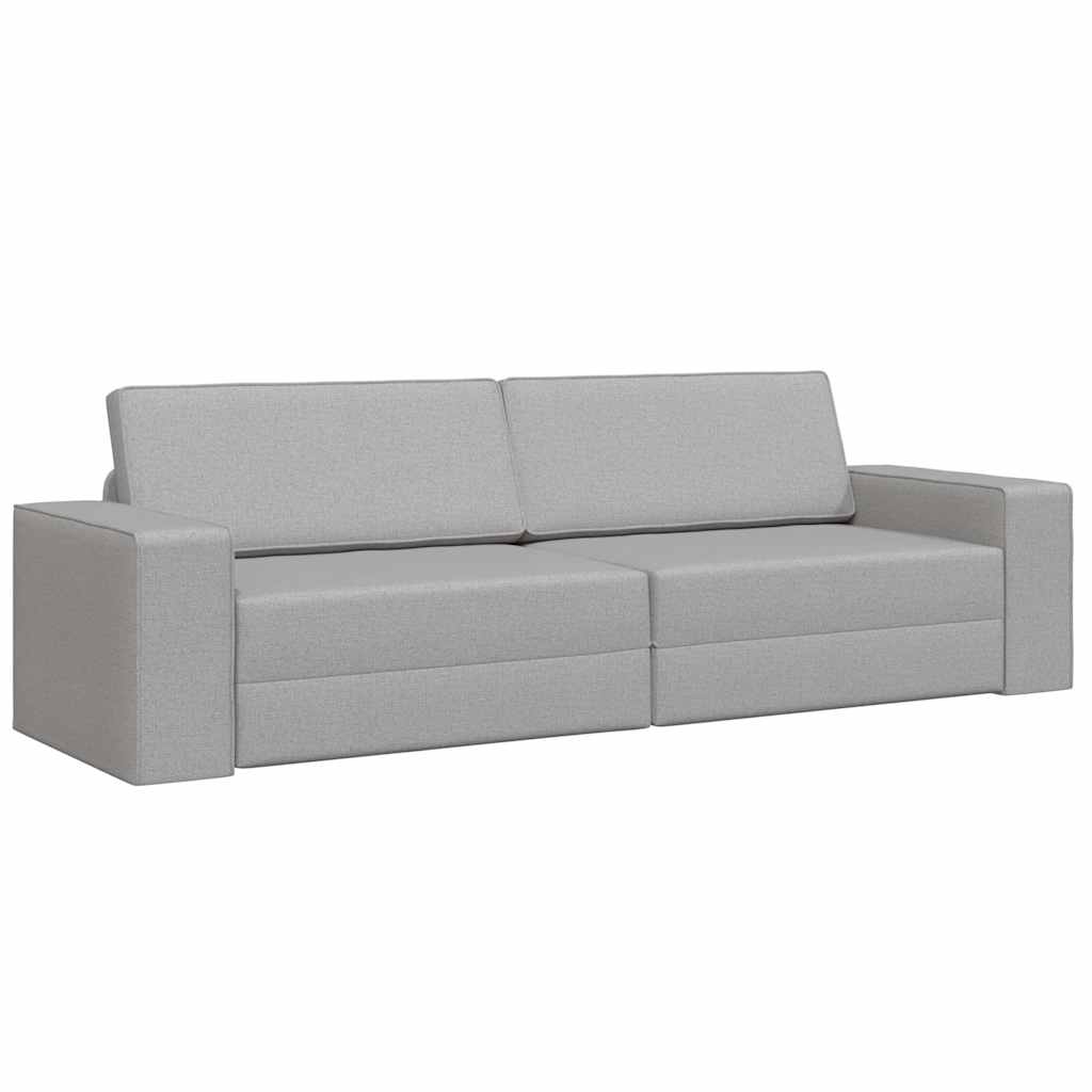 Bodensofa-Bett Wolken-Grau 245 x 78 x 77 cm Stoff