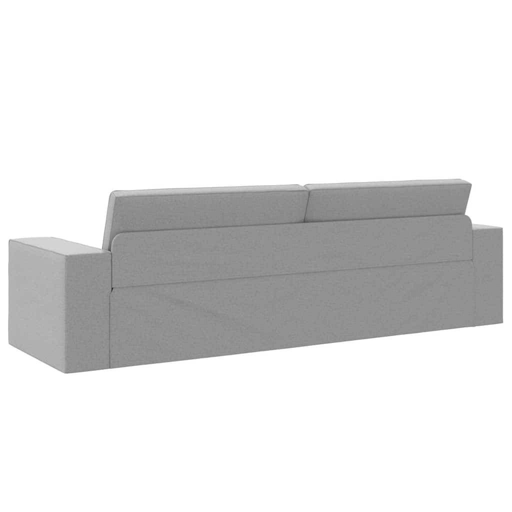 Bodensofa-Bett Wolken-Grau 245 x 78 x 77 cm Stoff
