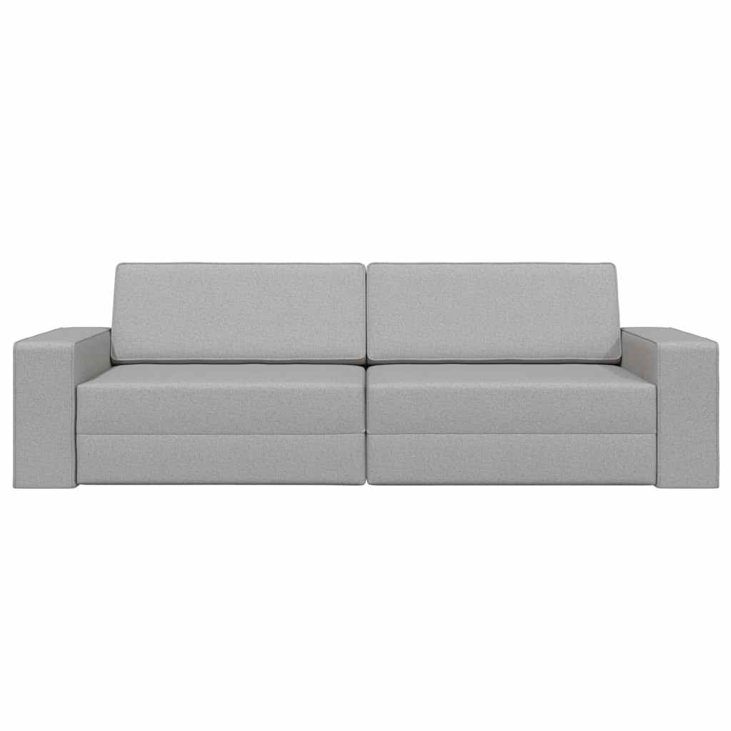 Bodensofa-Bett Wolken-Grau 245 x 78 x 77 cm Stoff