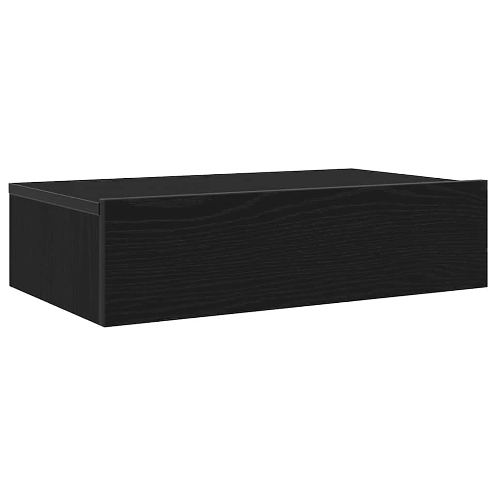 TV-Schränke mit LED-Leuchten 2 Stk. Schwarze Eiche 60x35x15,5 cm