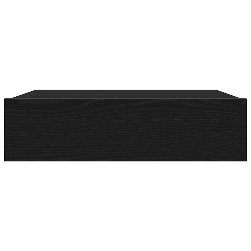 TV-Schränke mit LED-Leuchten 2 Stk. Schwarze Eiche 60x35x15,5 cm