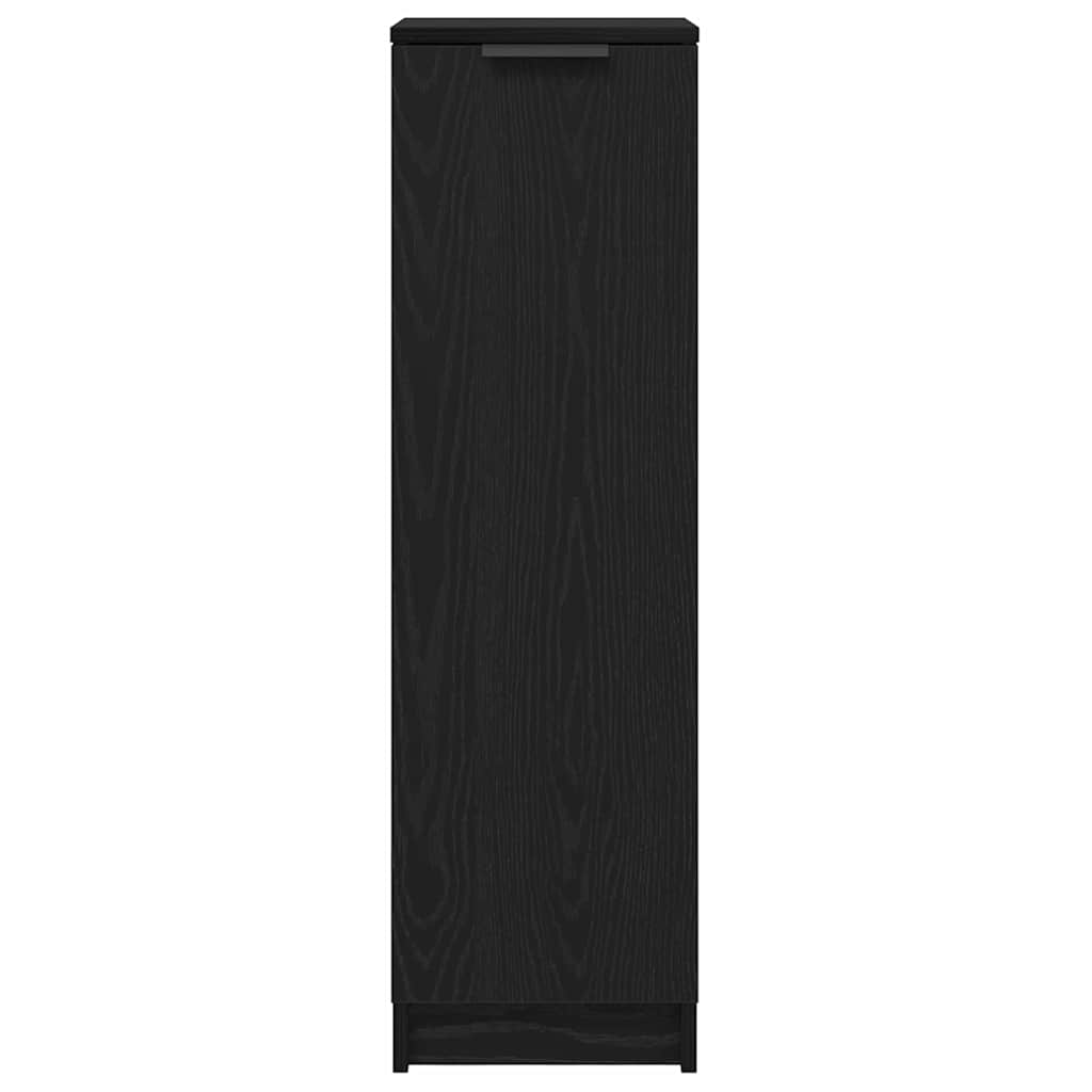 Schuhschrank Schwarze Eiche 29.5 x 35 x 101 cm Holzwerkstoff