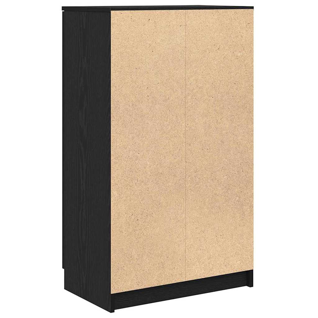 Schuhschrank Schwarze Eiche 59 x 35 x 100 cm Holzwerkstoff